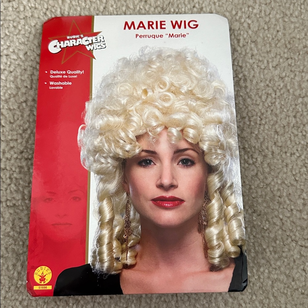 Rubie's Marie Wig Blonde Baroque Curled Costume Wig